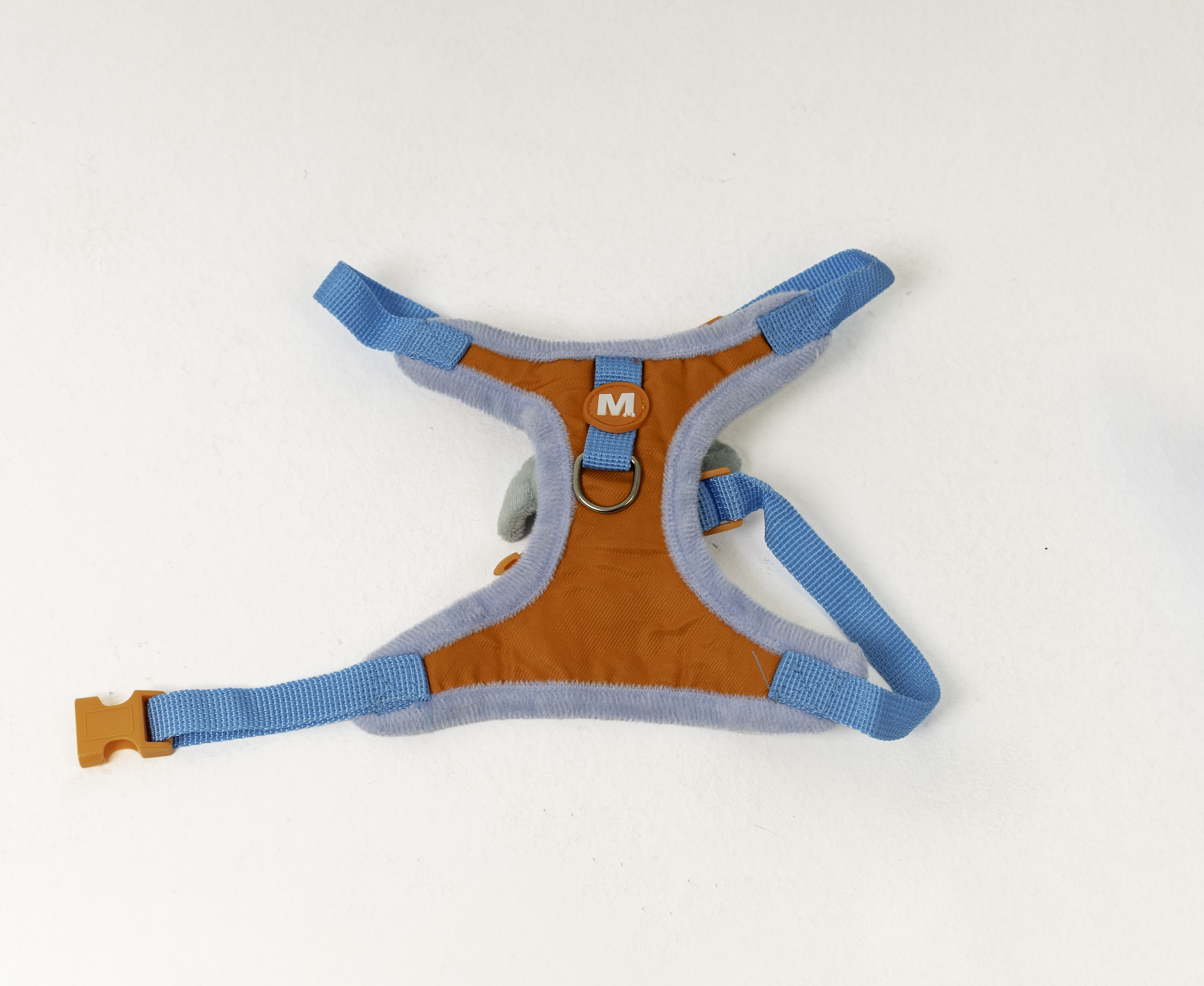 Blue & Yellow Elephant Harness & Leash Set for Small Dogs 2